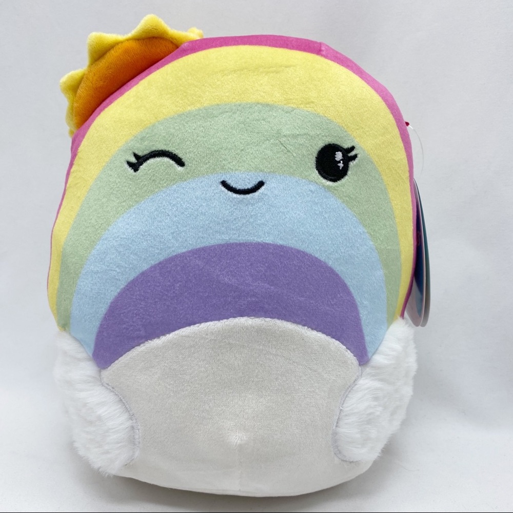 Squishmallows Sunshine Rainbow Clouds NEW 8 in.